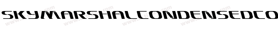 SkyMarshalCondensedCondensed-Peqd字体转换