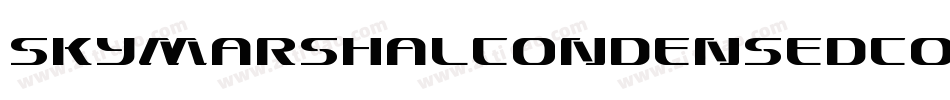 SkyMarshalCondensedCondensed-Peqd字体转换