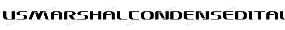 UsMarshalCondensedItalic-vwvy字体转换