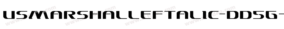 UsMarshalLeftalic-dD5g字体转换