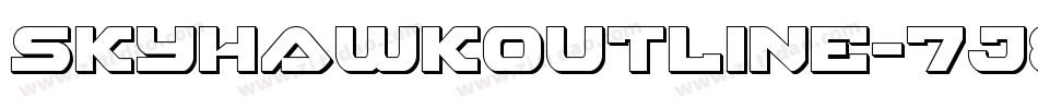 SkyhawkOutline-7J84字体转换