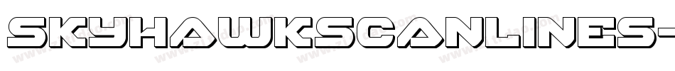 SkyhawkScanlines-LXL3字体转换