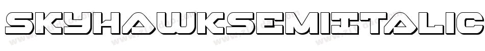 SkyhawkSemiItalic-gY4E字体转换