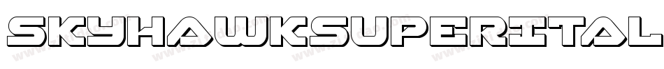 SkyhawkSuperItalic-omYx字体转换