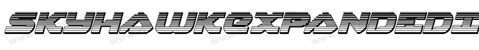 SkyhawkExpandedItalic-YpL2字体转换
