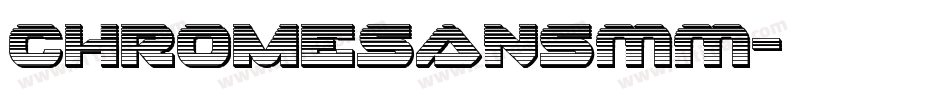 ChromeSansMM字体转换