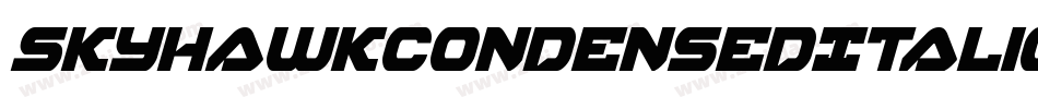 SkyhawkCondensedItalic-BMPw字体转换