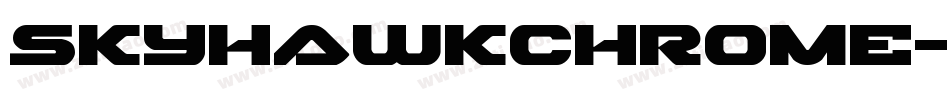 SkyhawkChrome-n7GO字体转换