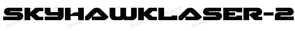 SkyhawkLaser-2plo字体转换