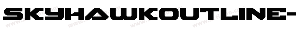SkyhawkOutline-7J84字体转换