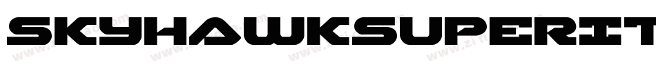 SkyhawkSuperItalic-omYx字体转换