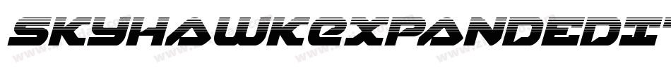 SkyhawkExpandedItalic-YpL2字体转换