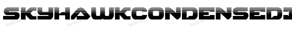 SkyhawkCondensedItalic-BMPw字体转换