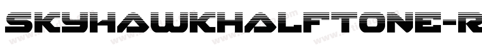 SkyhawkHalftone-rLGB字体转换