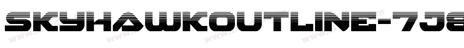 SkyhawkOutline-7J84字体转换
