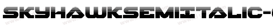 SkyhawkSemiItalic-gY4E字体转换
