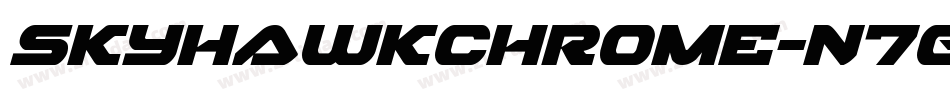 SkyhawkChrome-n7GO字体转换