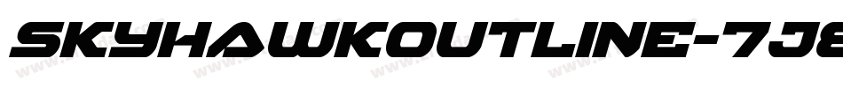 SkyhawkOutline-7J84字体转换