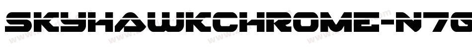 SkyhawkChrome-n7GO字体转换