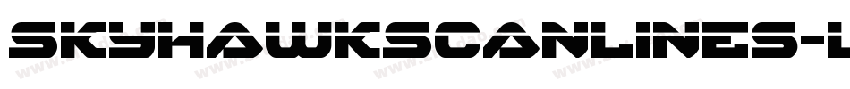 SkyhawkScanlines-LXL3字体转换