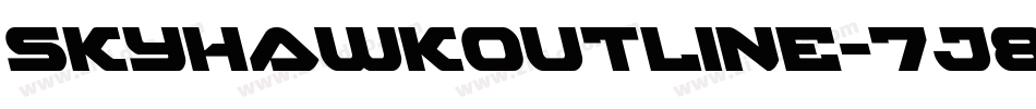 SkyhawkOutline-7J84字体转换