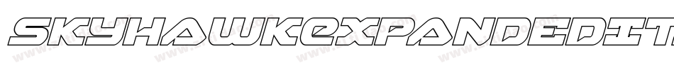 SkyhawkExpandedItalic-YpL2字体转换