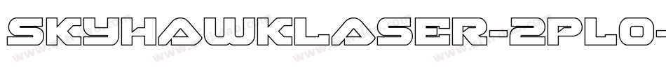 SkyhawkLaser-2plo字体转换