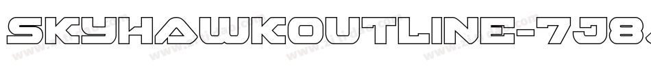 SkyhawkOutline-7J84字体转换
