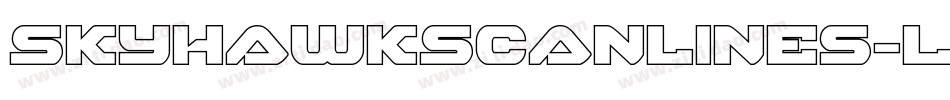 SkyhawkScanlines-LXL3字体转换