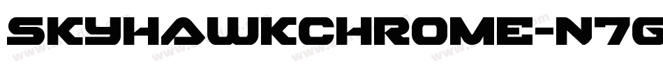 SkyhawkChrome-n7GO字体转换