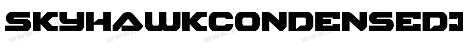 SkyhawkCondensedItalic-BMPw字体转换