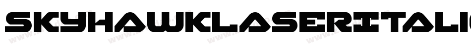SkyhawkLaserItalic-v959字体转换