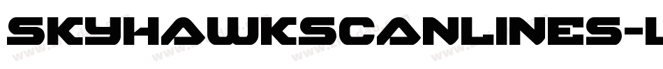 SkyhawkScanlines-LXL3字体转换