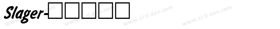 Slager字体转换