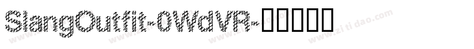 SlangOutfit-0WdVR字体转换