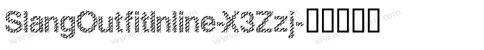 SlangOutfitInline-X3Zzj字体转换