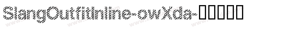 SlangOutfitInline-owXda字体转换