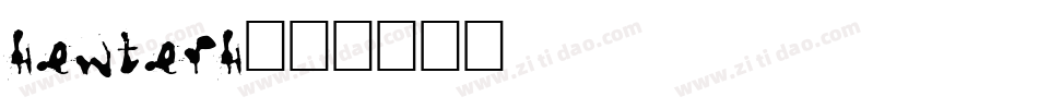 hewterh字体转换