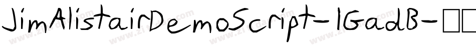 JimAlistairDemoScript-1GadB字体转换