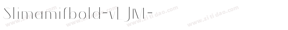 Slimamifbold-vLJM字体转换