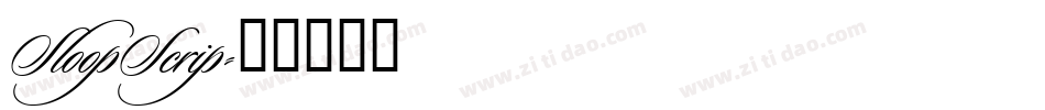 SloopScrip字体转换