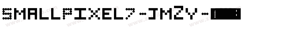 SmallPixel7-jmzy字体转换