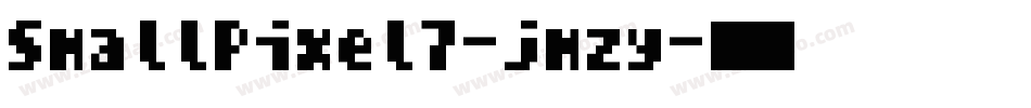 SmallPixel7-jmzy字体转换