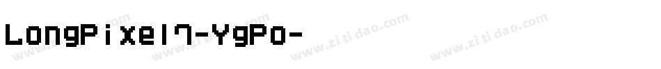 LongPixel7-YgPo字体转换