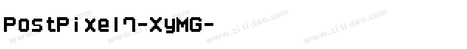PostPixel7-XyMG字体转换