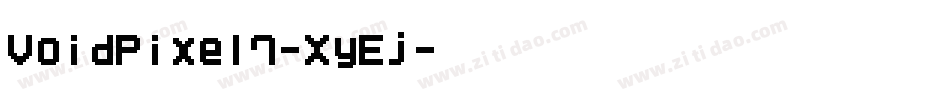 VoidPixel7-XyEj字体转换