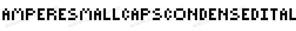 AmpereSmallcapsCondensedItalic-VBZ6字体转换