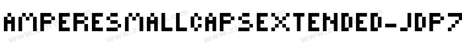 AmpereSmallcapsExtended-JdP7字体转换
