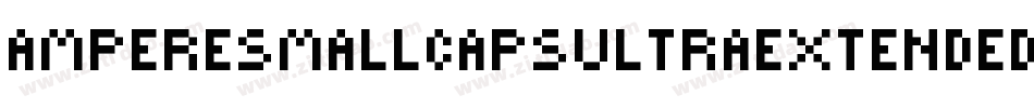 AmpereSmallcapsUltraextended-157j字体转换