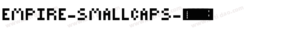 Empire-Smallcaps字体转换